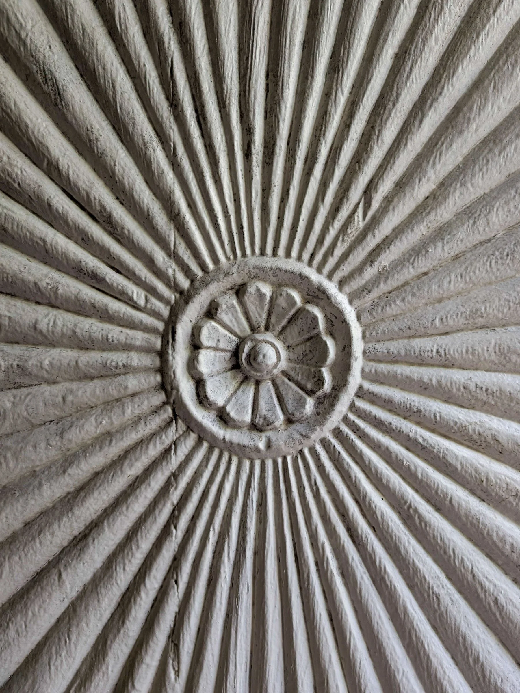  Tiny details of the double gallery doors that enclose the ballroom  