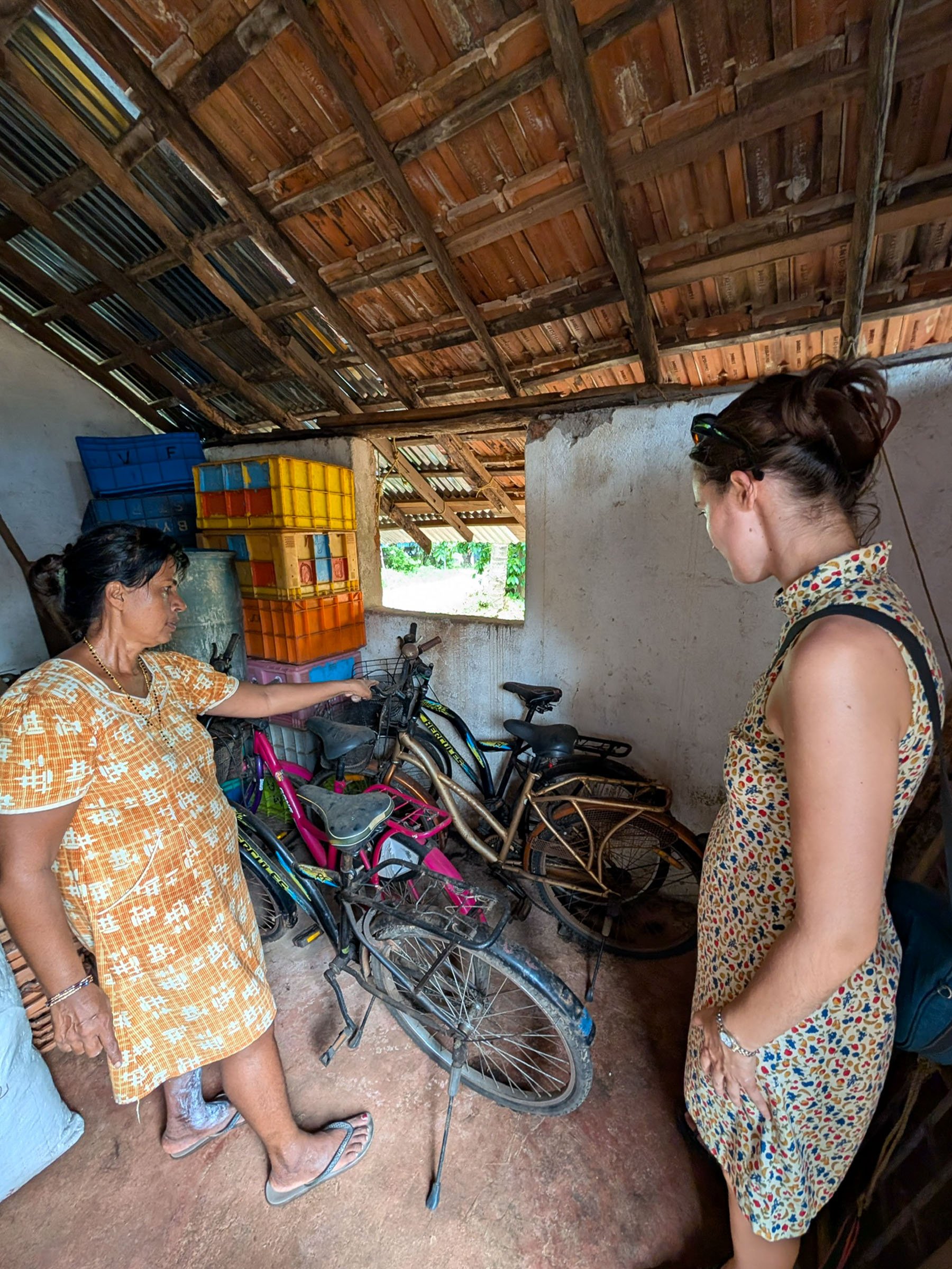    Knock knock    “ Auntie, are you selling any bikes?”  