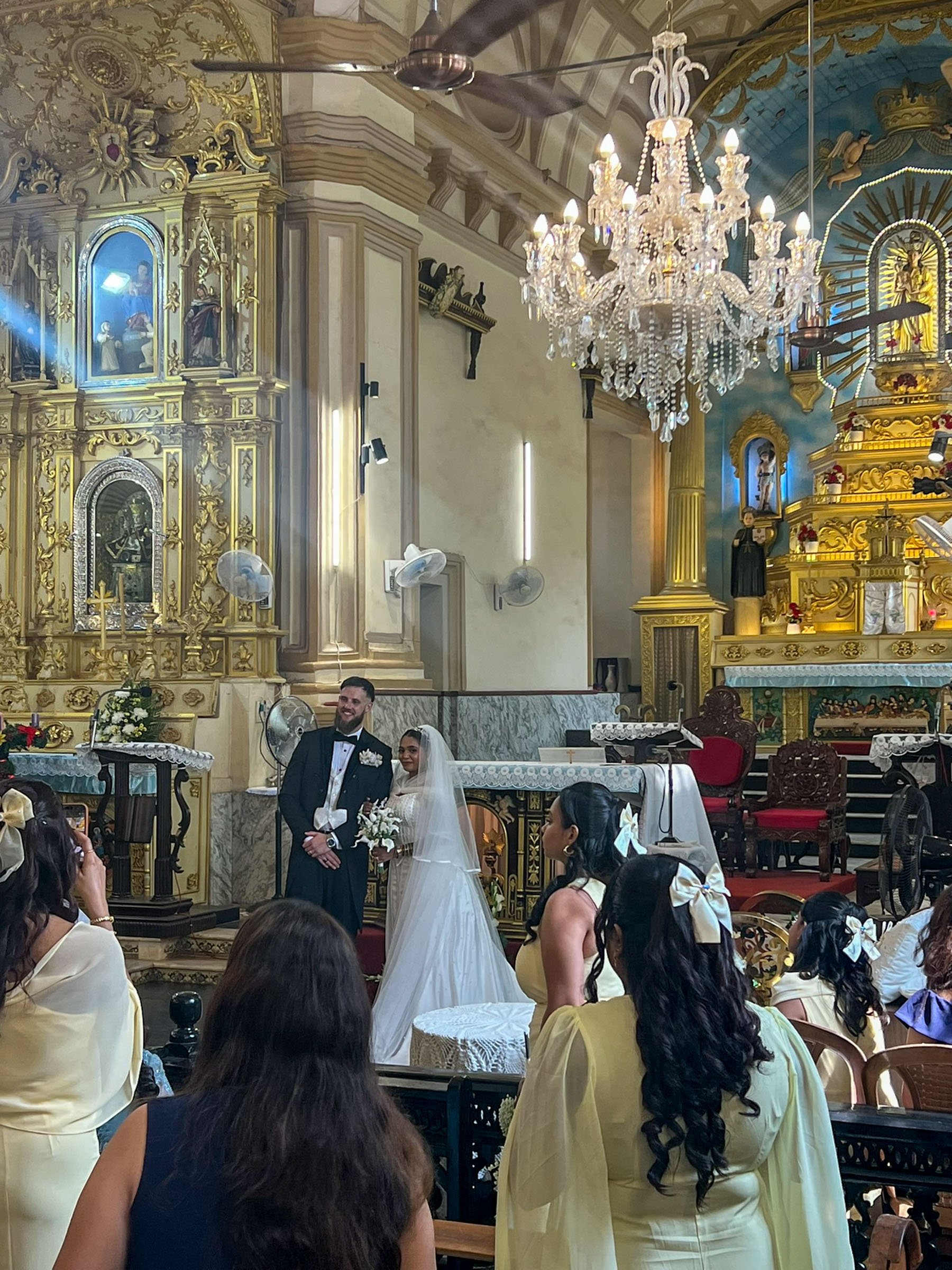   (what are the odds we’re invited to a Lithuanian-Goan wedding!?)  