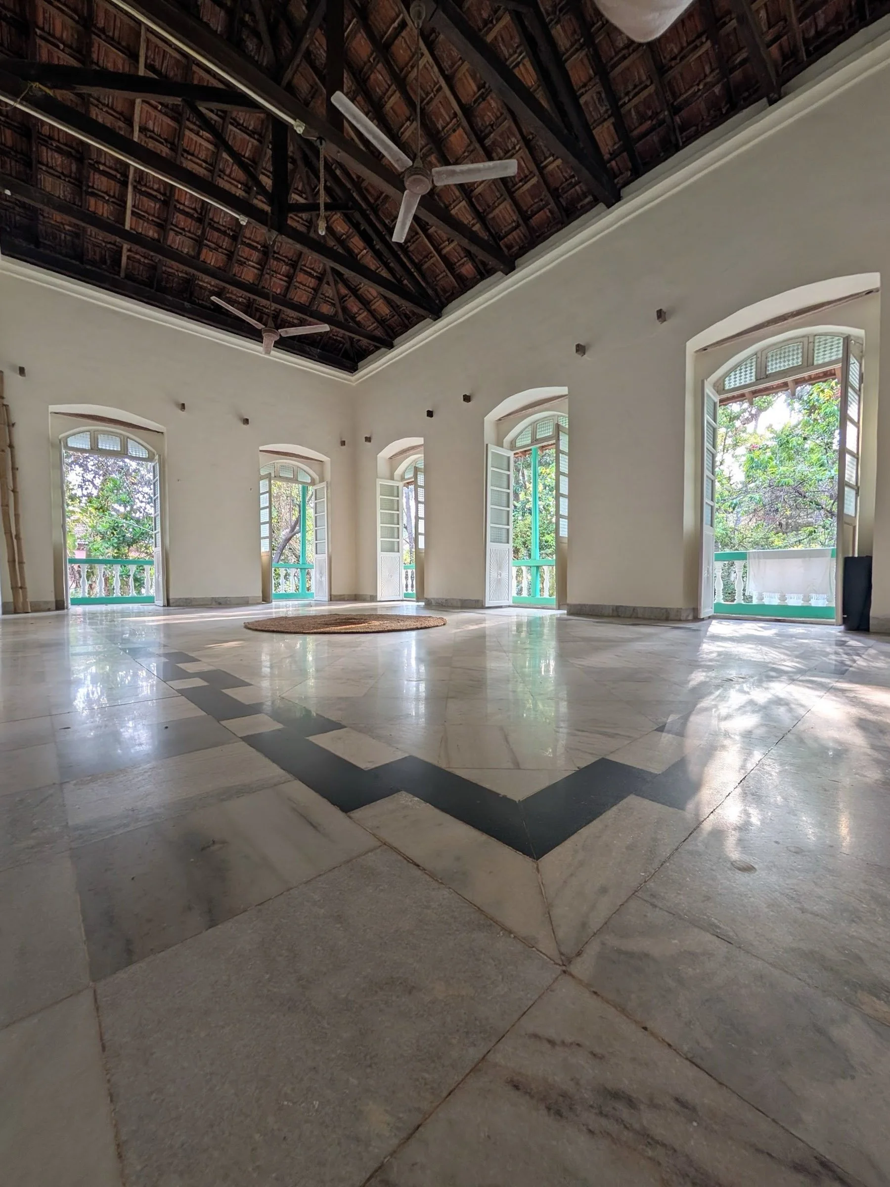   The ballroom, where countless soirees once took place  