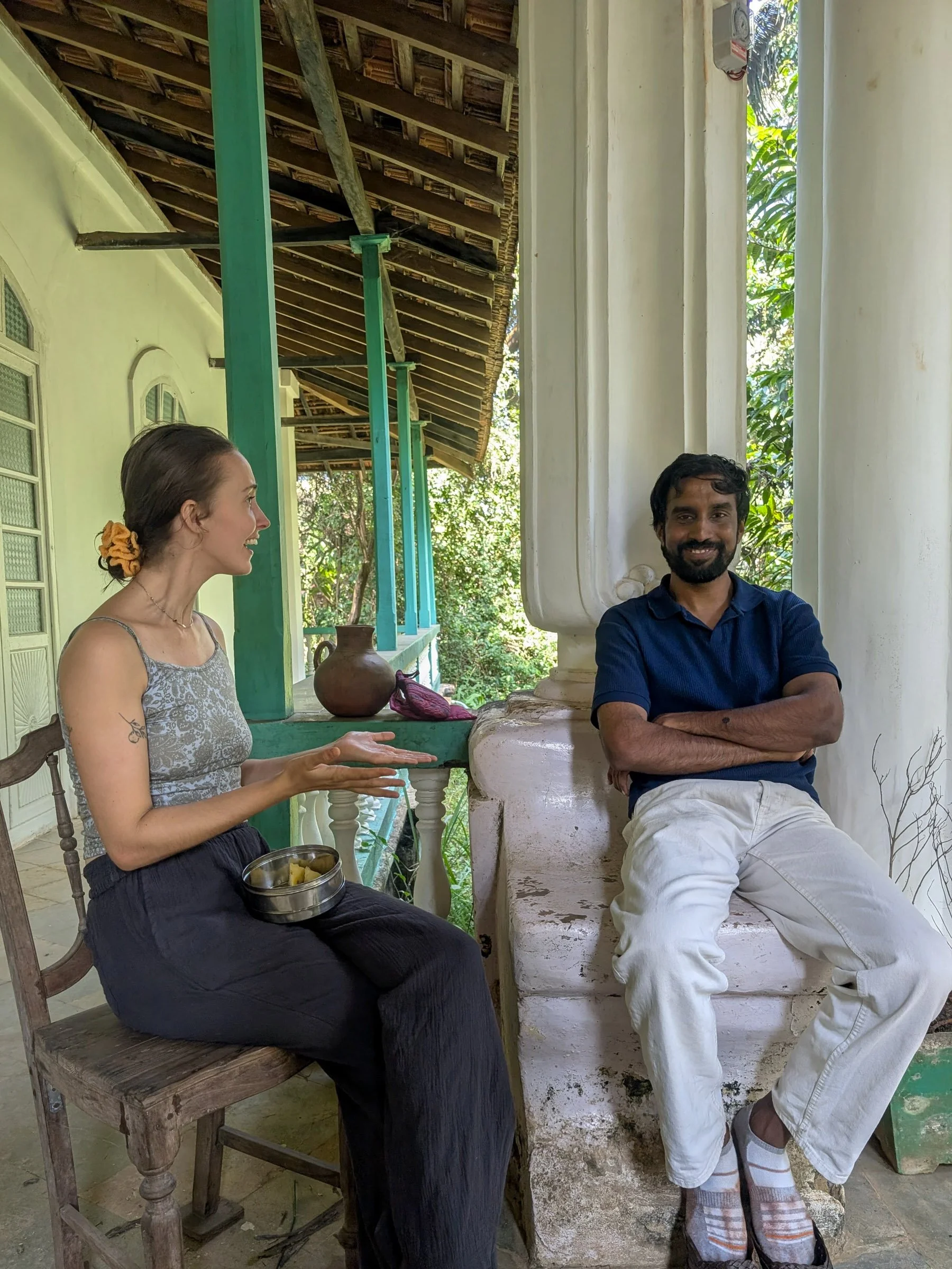   Chef Gokul visits Casa Eva! Future collaboration brewing…  