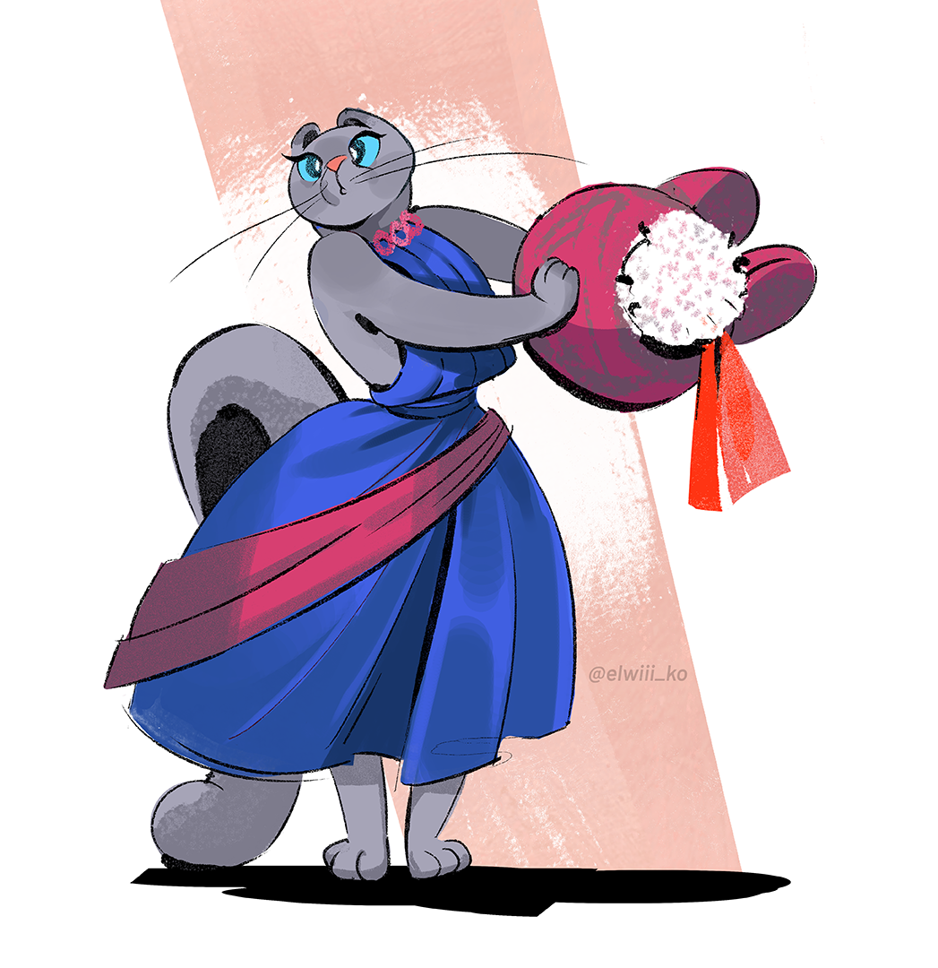 Entry for Character Design Challenge "Cat Beauty Pageant"