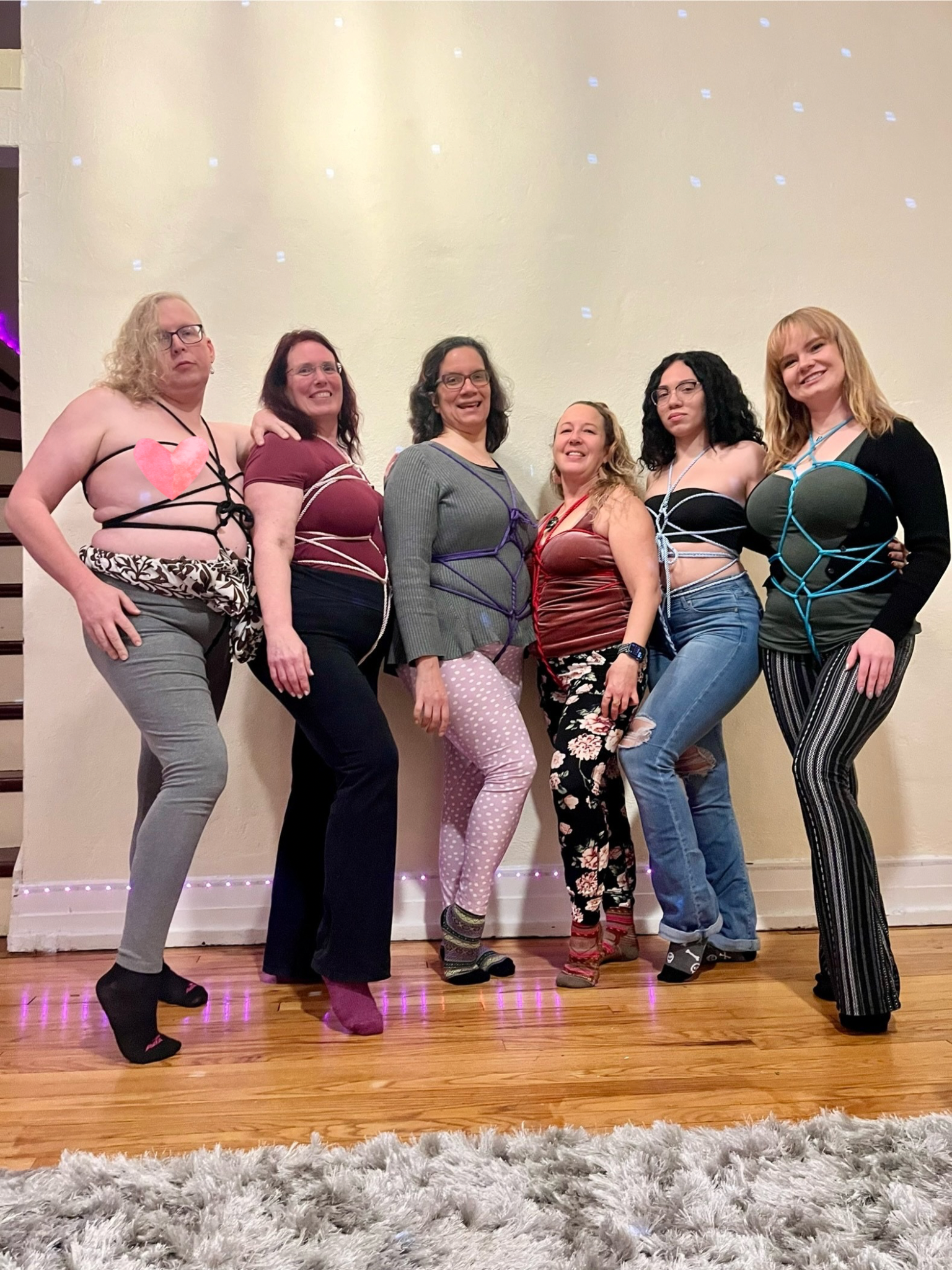 Group of people posing for a photo
