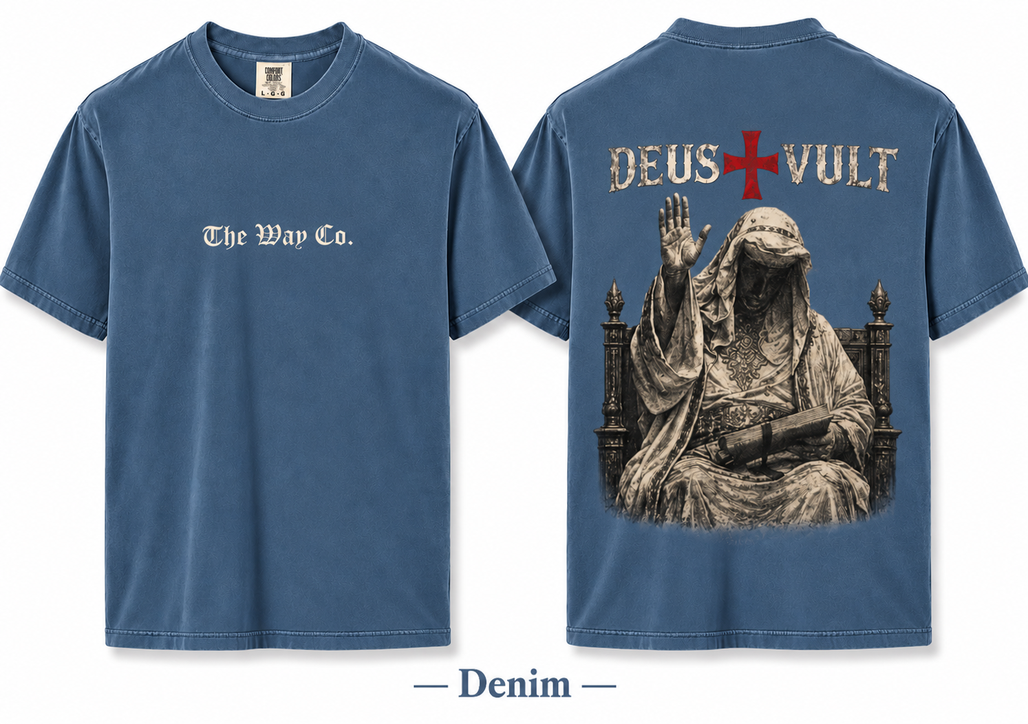 Deus Vult Tee Denim.png