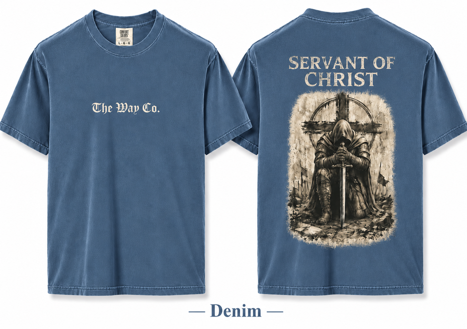 Servant of Christ Tee Denim.png