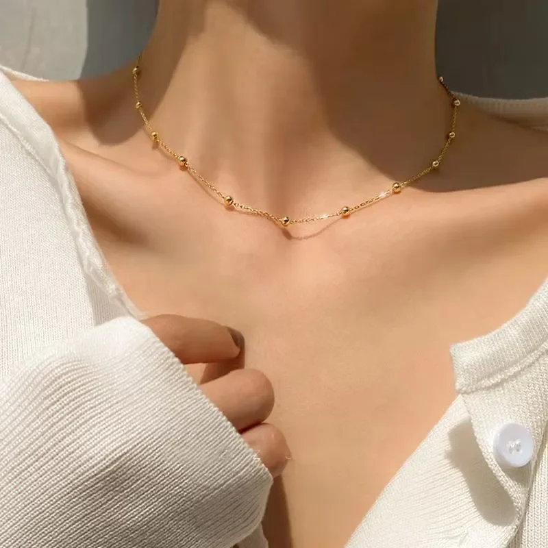 Simple Style Plating Geometric Necklace