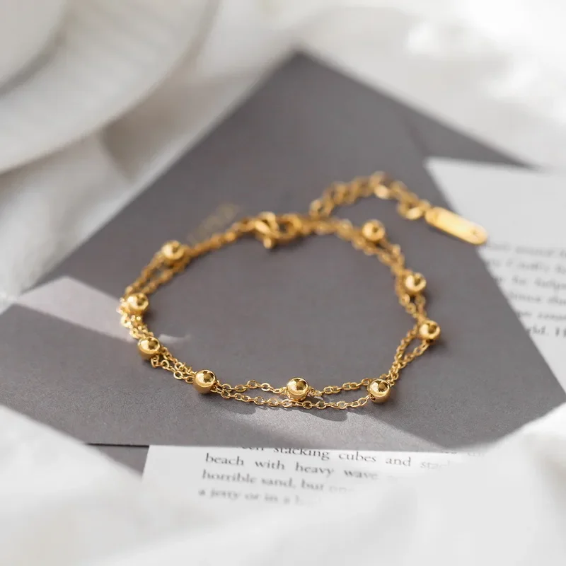 Ball bead chain bracelet