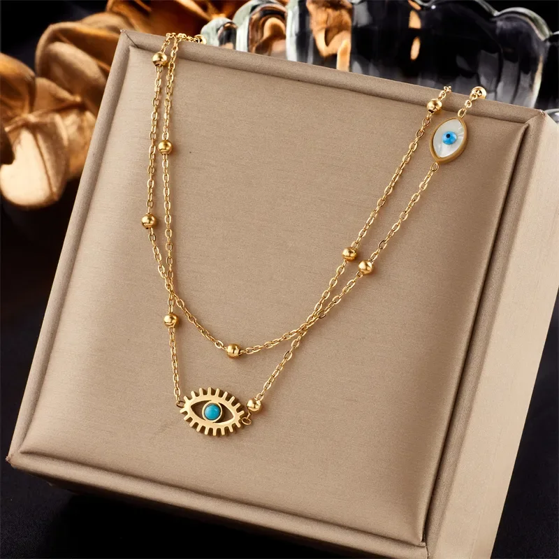 Evil eye necklace