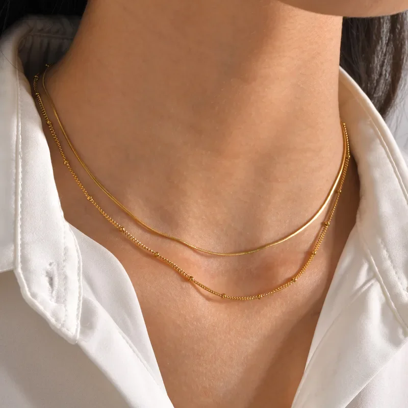 Double Layer Necklaces