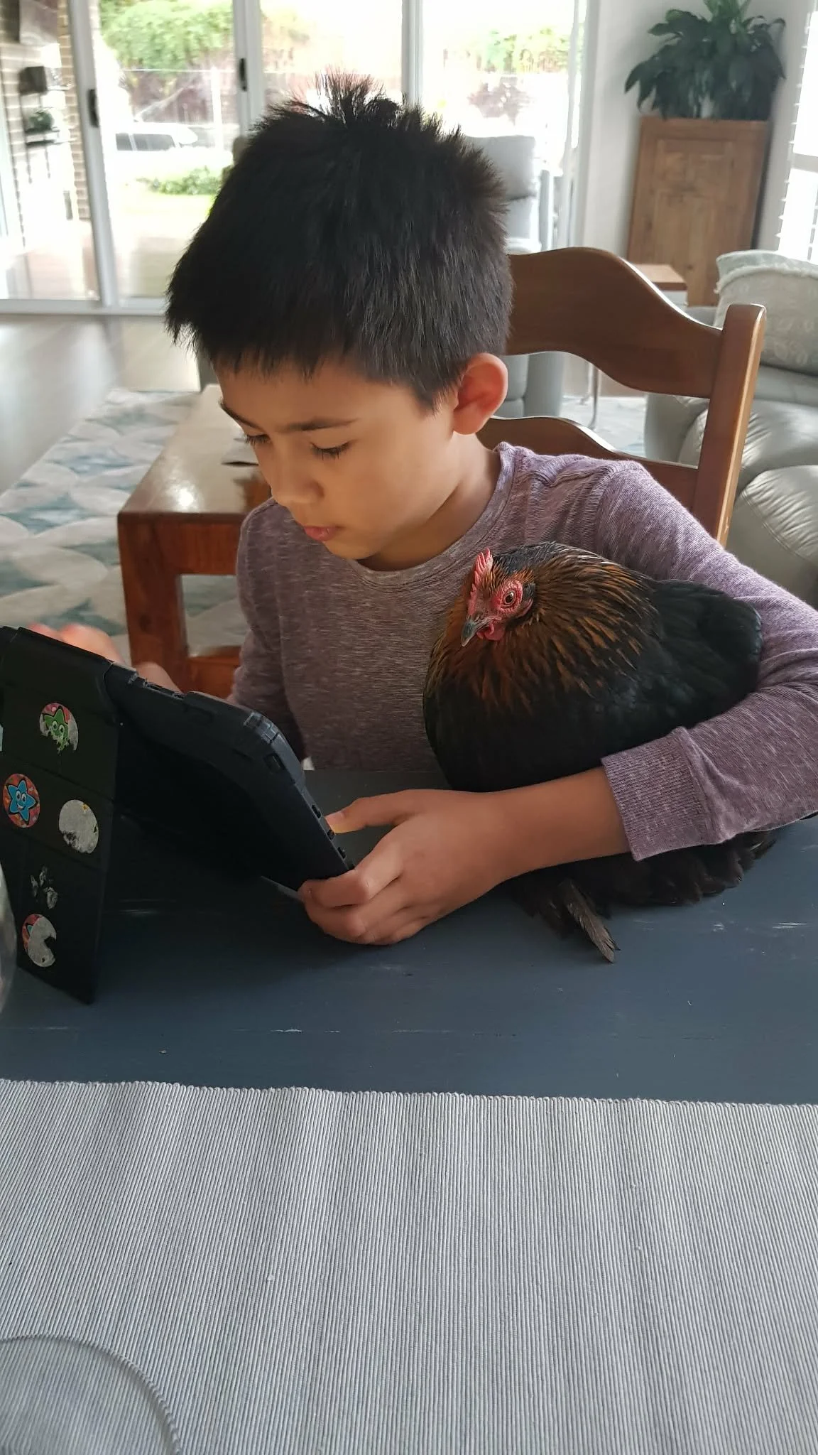 Harper and Miss Peckins on the ipad 2.jpg