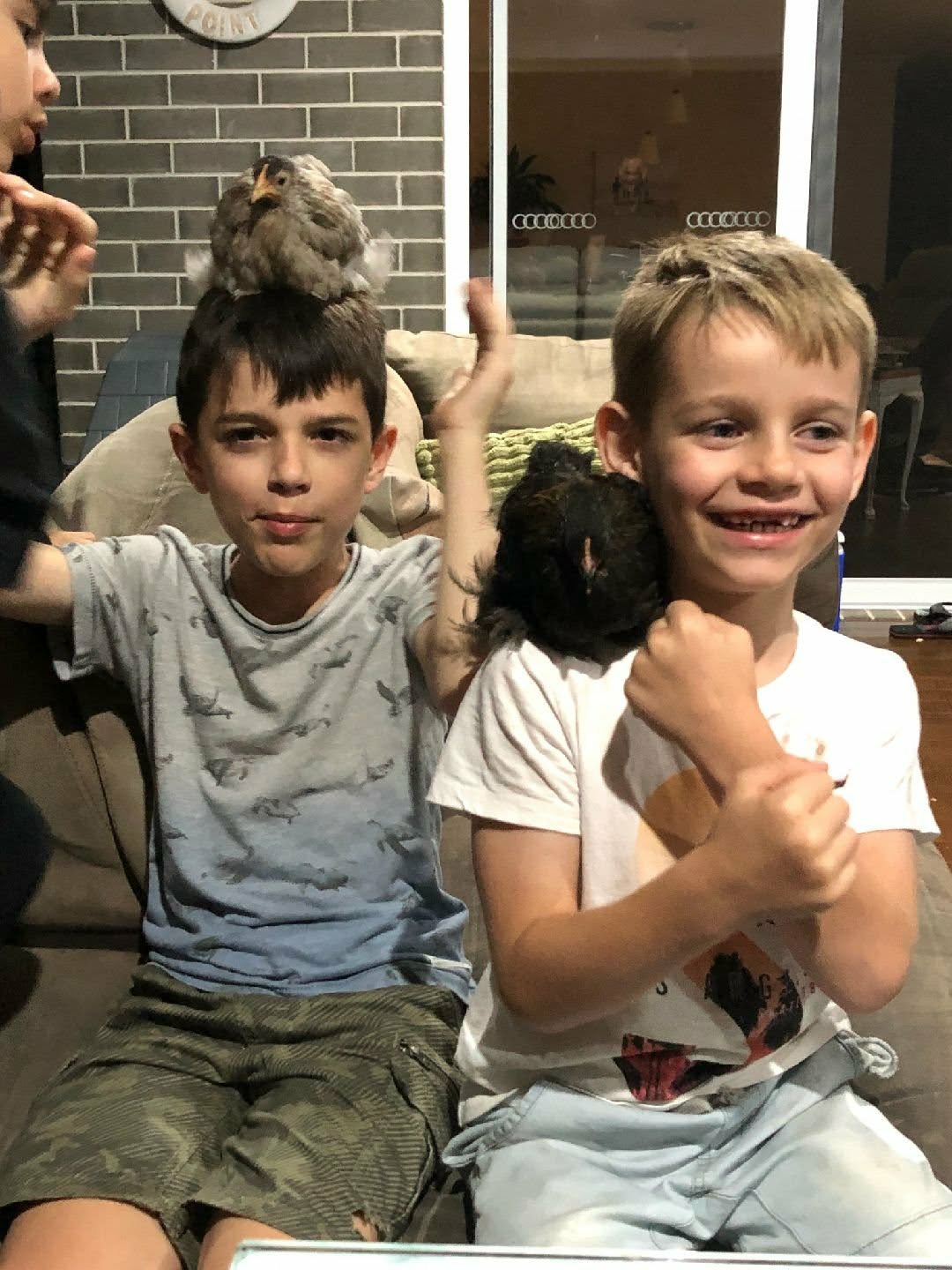Bantams and children.jpg