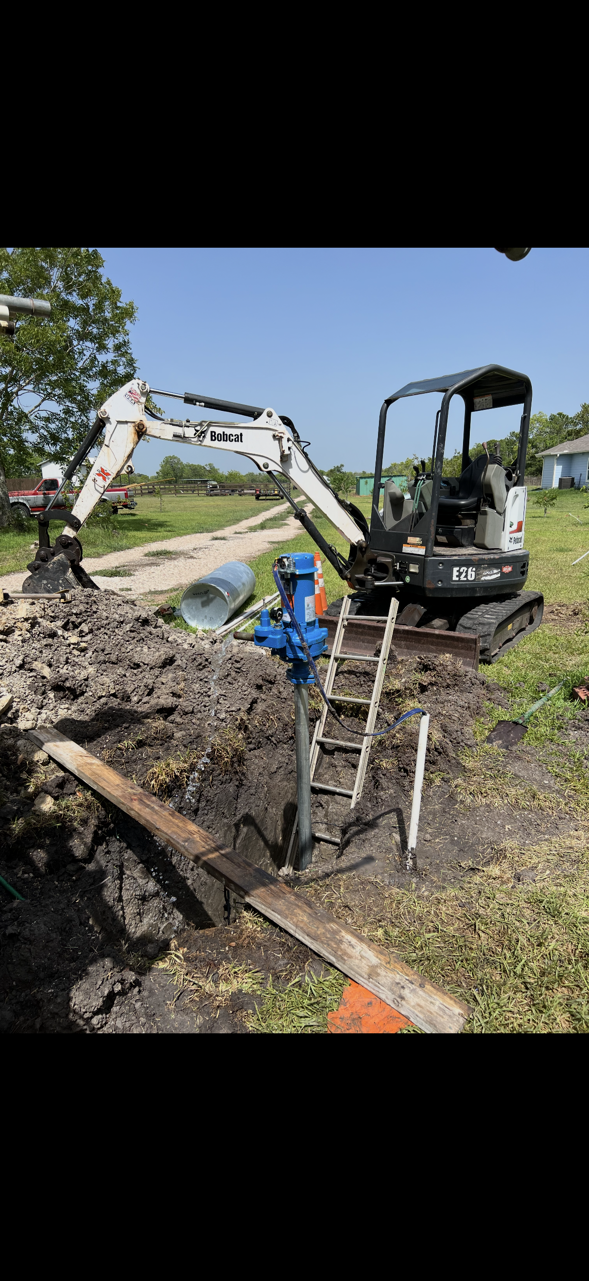 Repairing a damaged residential well casing system