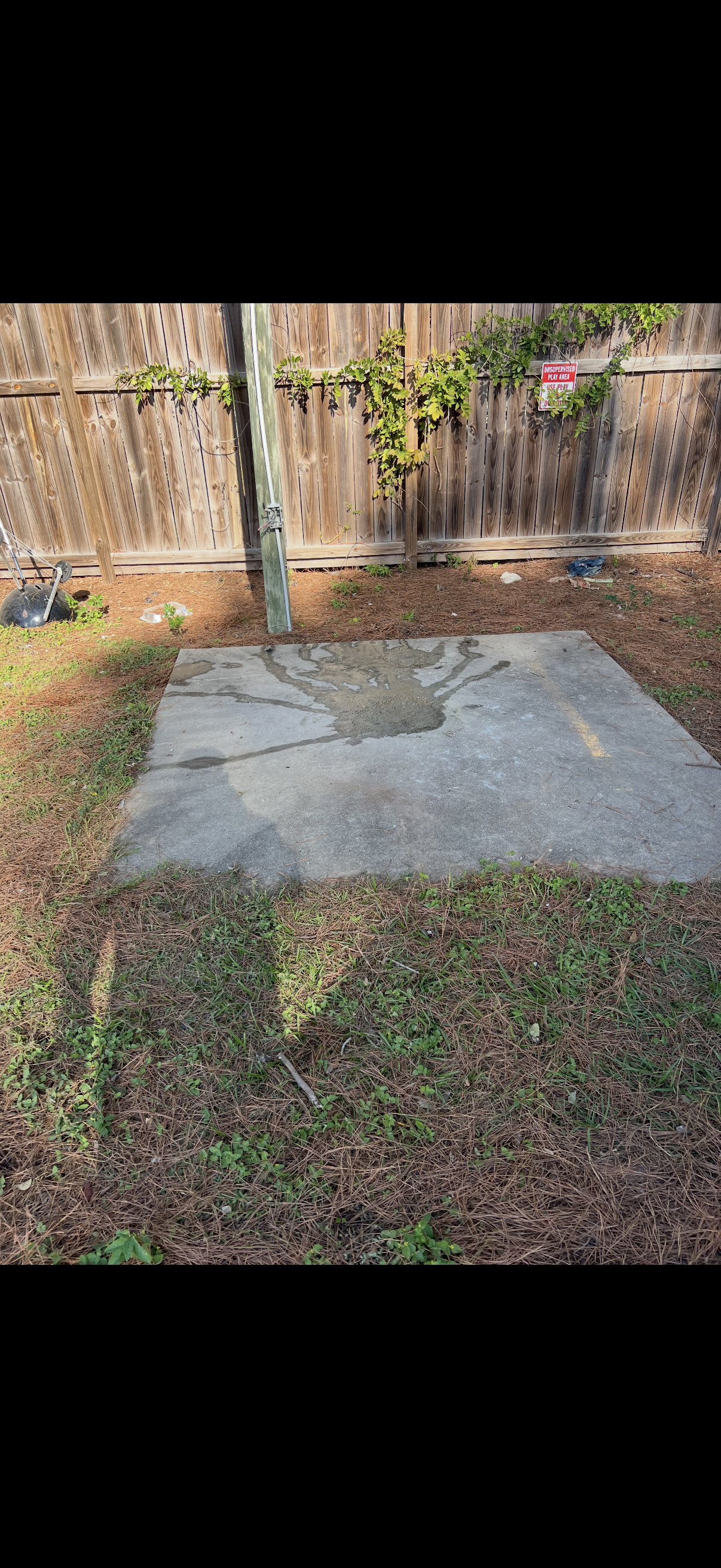 Completed residential water well abandonment and site restoration