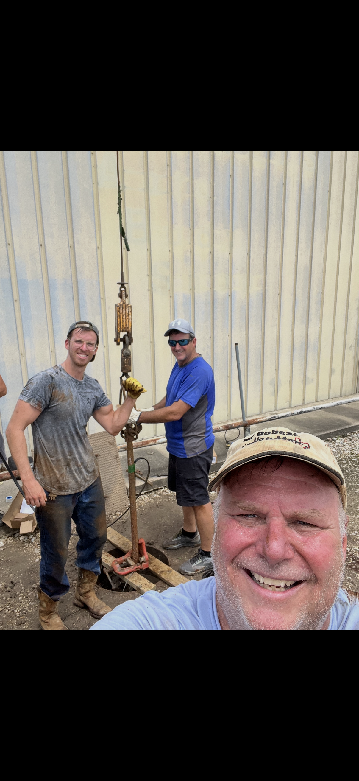 Walker Water Well team performing residential well service