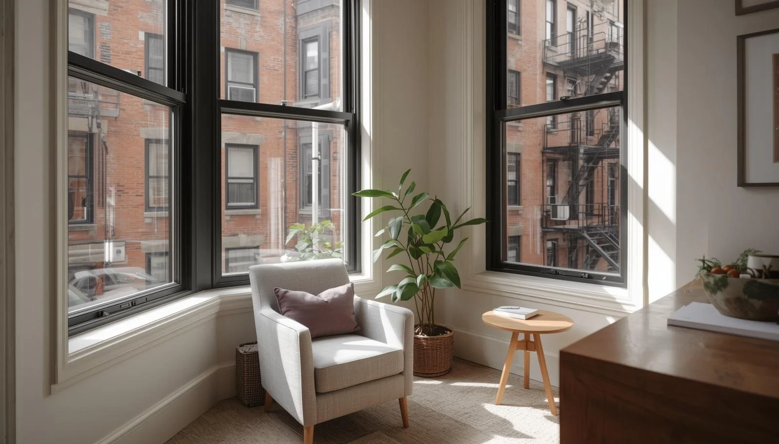 Chicago therapy room for self-esteem counseling