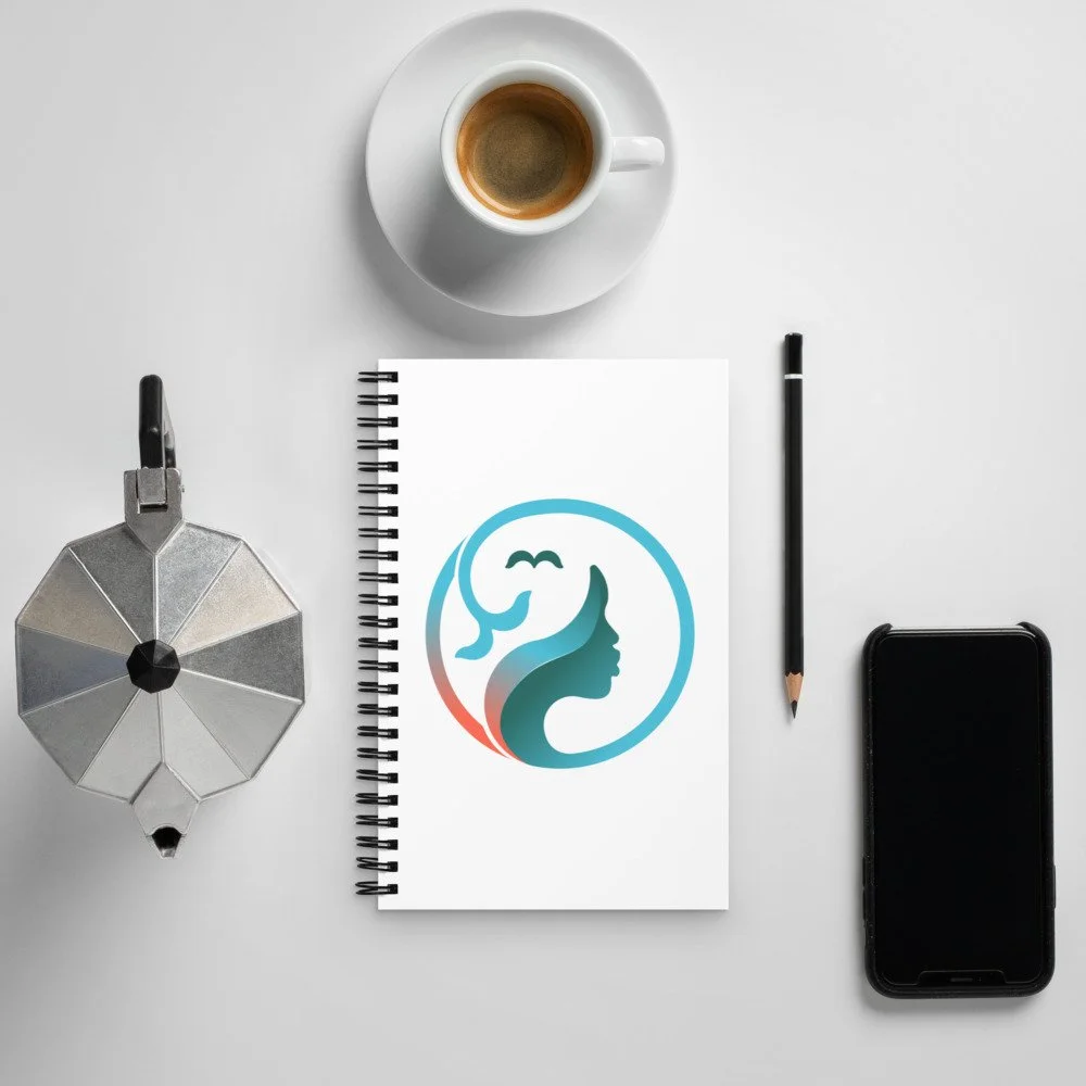 White Spiral Notebook