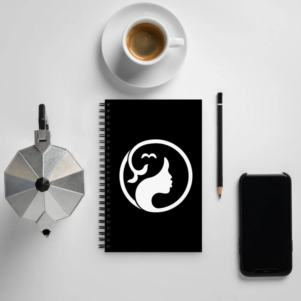 Black Spiral Notebook