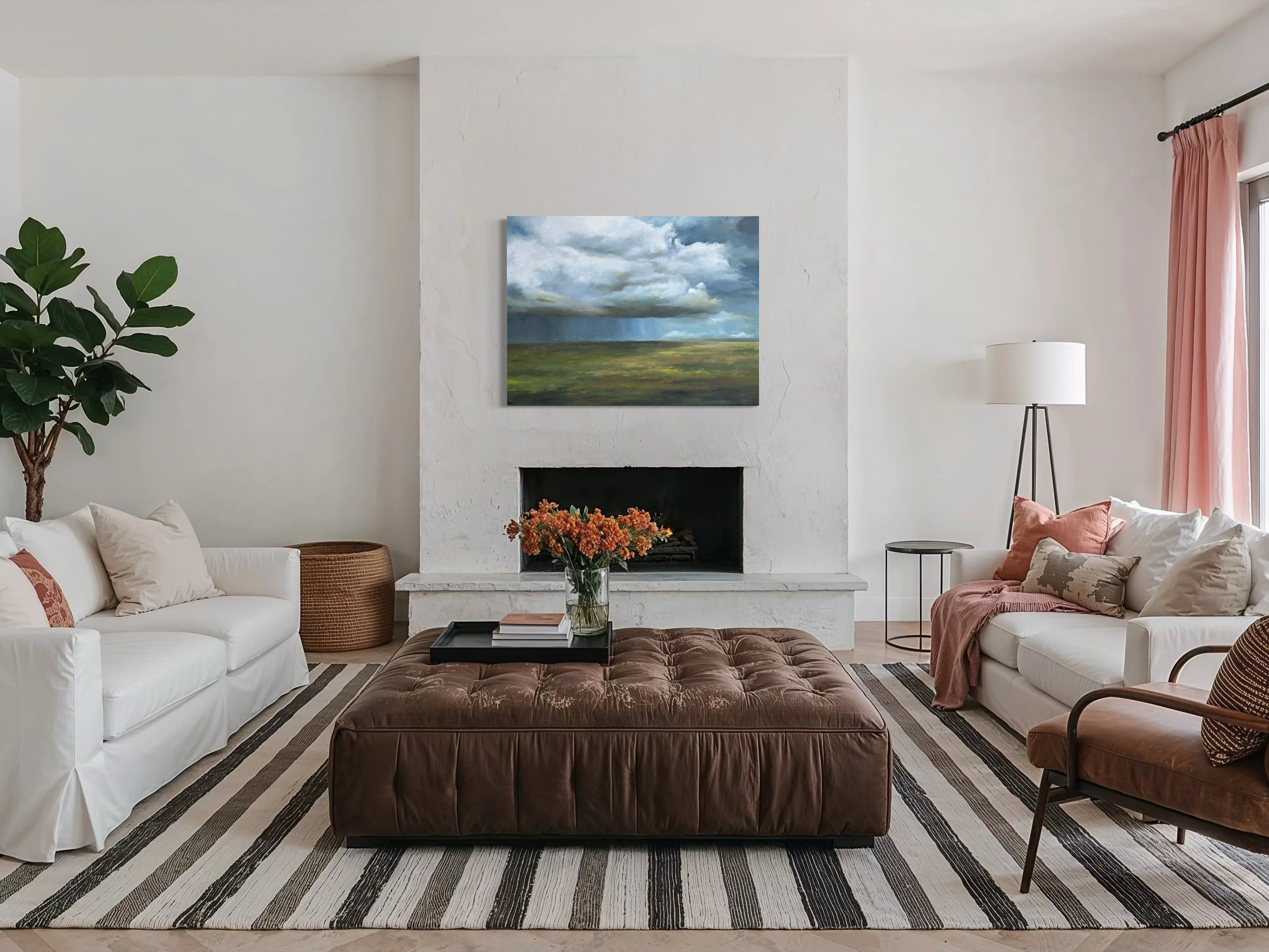 Nature's Symphony 40 x 30  oil on canvas - Living Space - Artist Michael A Hidalgo copyrightIMG_3125.JPG