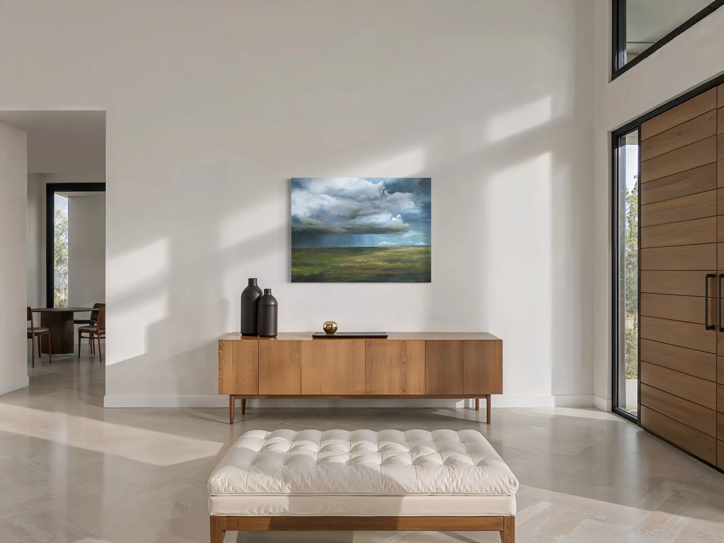 Nature's Symphony 40 x 30  oil on canvas - entry space - Artist Michael A Hidalgo copyrightIMG_3129.JPG
