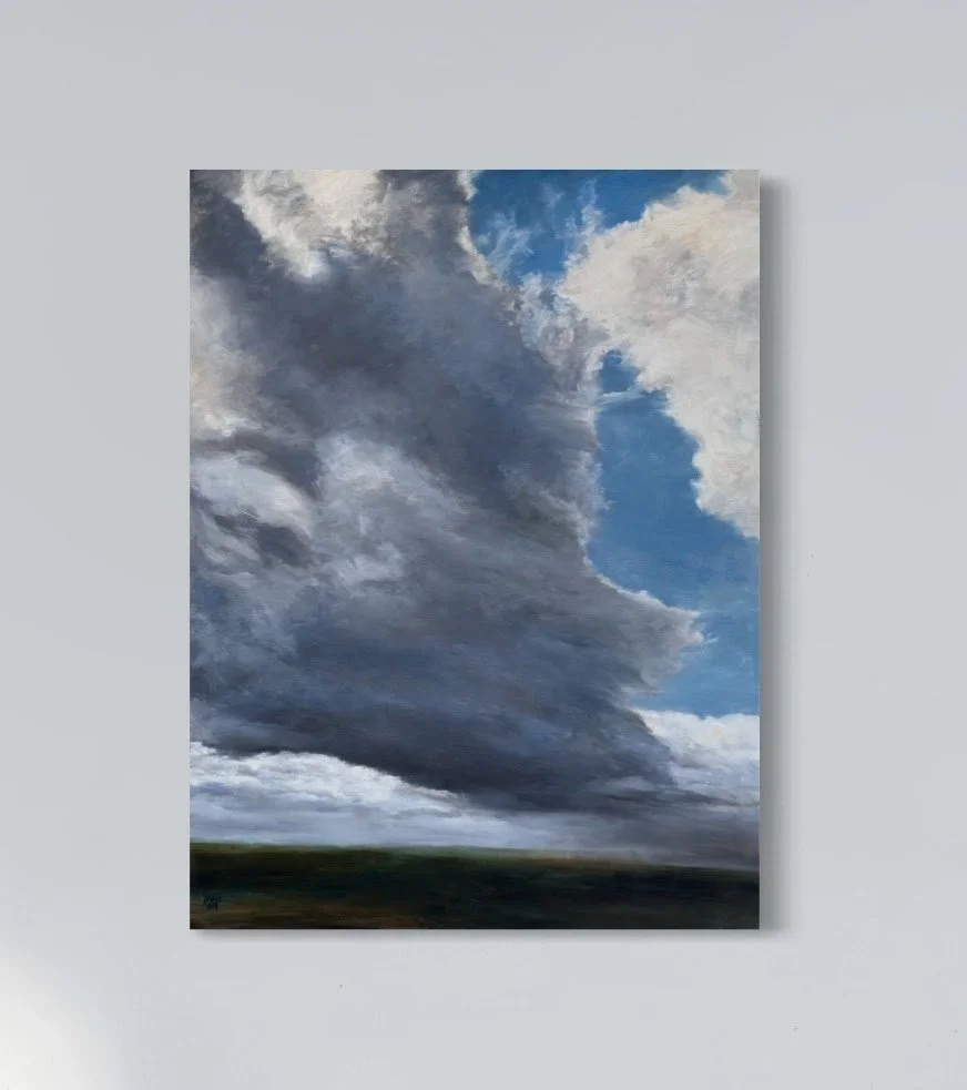 EDGE OF THE TEMPEST  2009    30 x 40  (unframed)