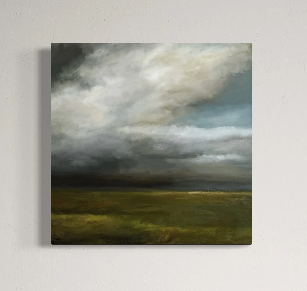 Approaching Storm 2026  -  18 x 18   (unframed)
