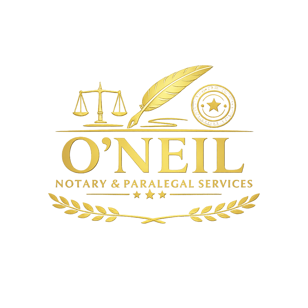 O'NEIL NOTARY &amp; PARALEGAL SERVICES