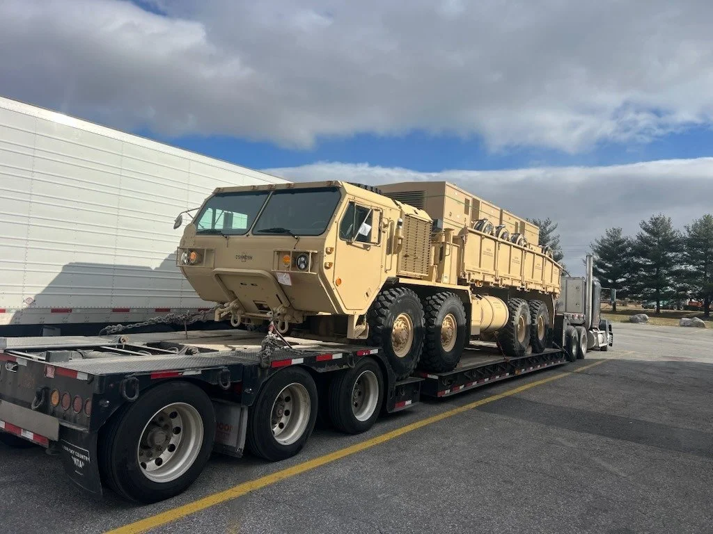 Military heavy equipment hauled safely and on time – Prime Load Solutions best rates USA