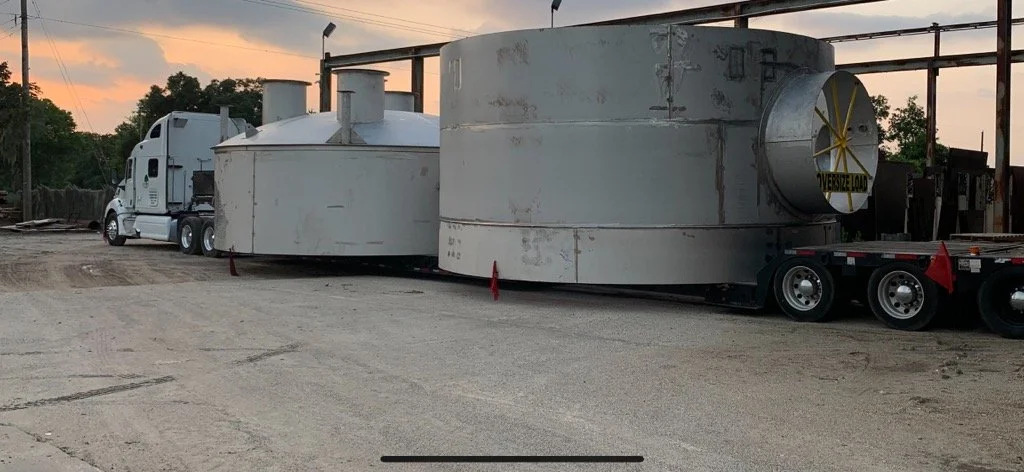 Oversize industrial structure delivered safely via hotshot – Prime Load Solutions LLC