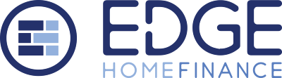 Logo of Edge Home Modular Home Financing featuring a stylized house icon and the company name