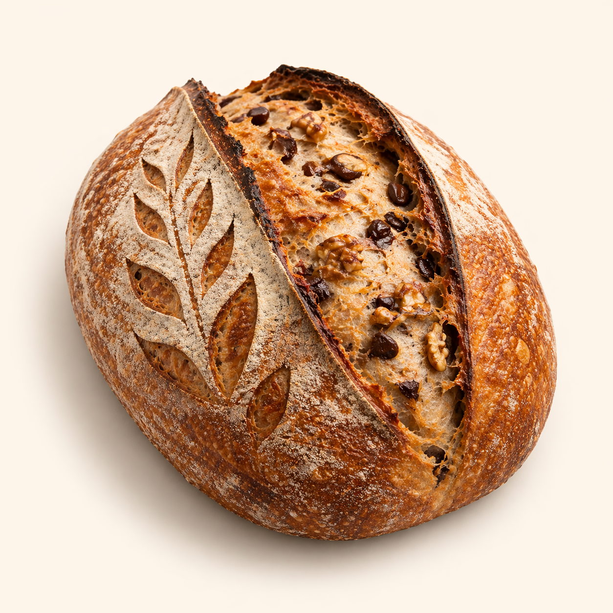 Walnut Chocolate Chip Sourdough