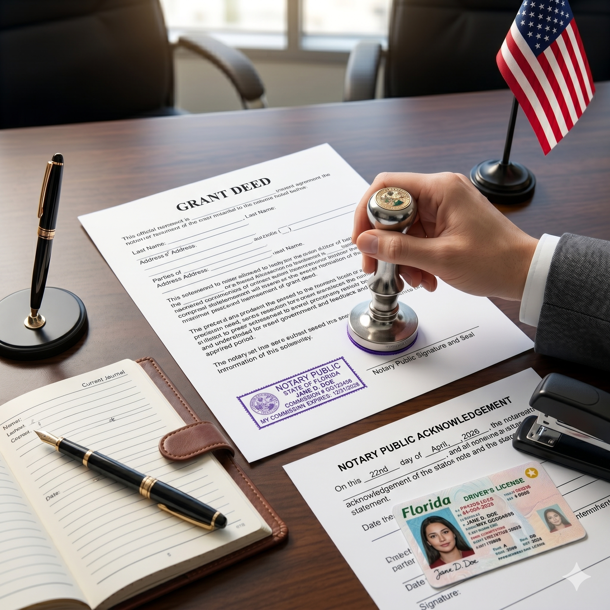 Notaría en Miami y certificación de documentos legales
