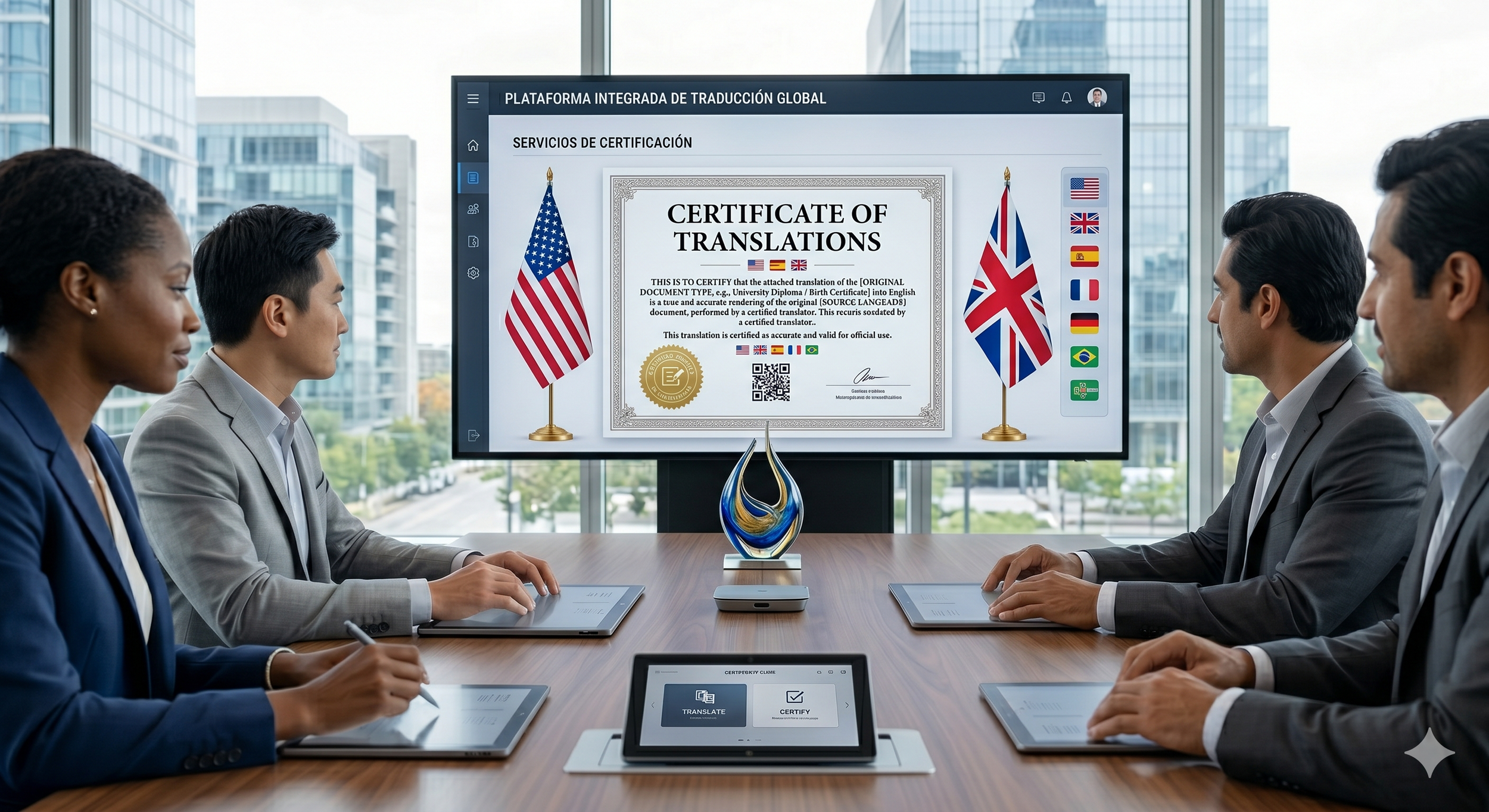 Traducciones certificadas de documentos legales, migratorios y personales en español e inglés aceptadas por USCIS.
