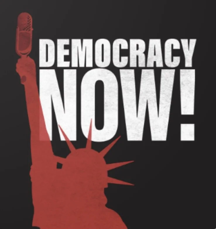 Democracy Now! produces a daily, global, independent news hour hosted by award-winning journalists Amy Goodman and Juan González. Their reporting includes breaking daily news headlines and in-depth interviews with people on the front lines of the wor