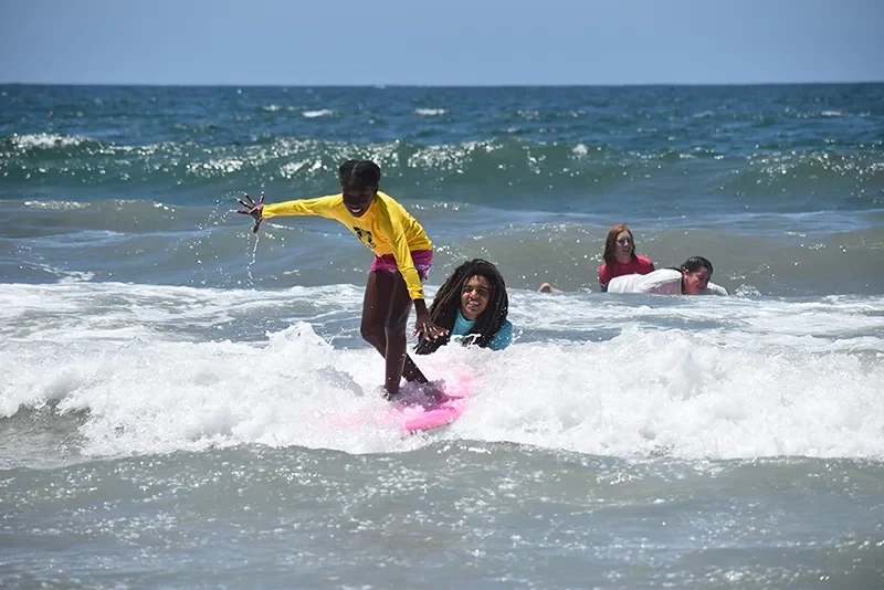 Nick Gabaldón Day brings the joy of surfing to Angelenos of color