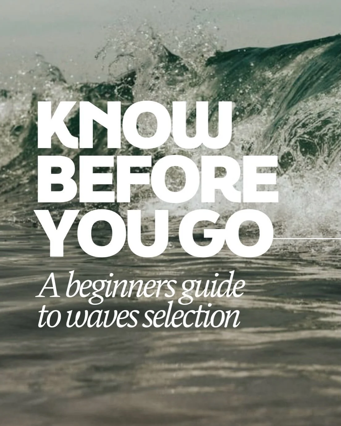 When you&rsquo;re beginning to surf, you don&rsquo;t need the biggest wave. You need the right one. 🙌🏾

Swipe for a beginner&rsquo;s guide to choosing waves with more awareness, more safety, and more understanding of the lineup. 

#BlackSurfersColl