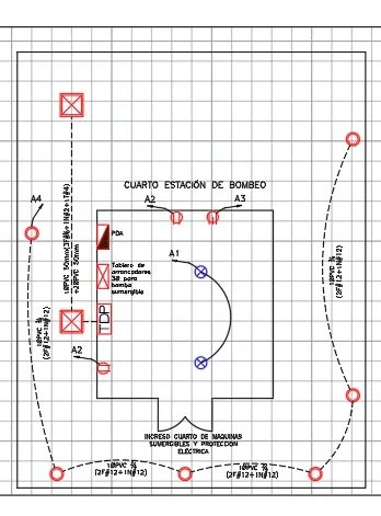 Plano Eléctrico estación de bombeo