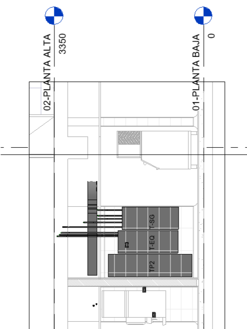 Proyecto eléctrico BIM comercial