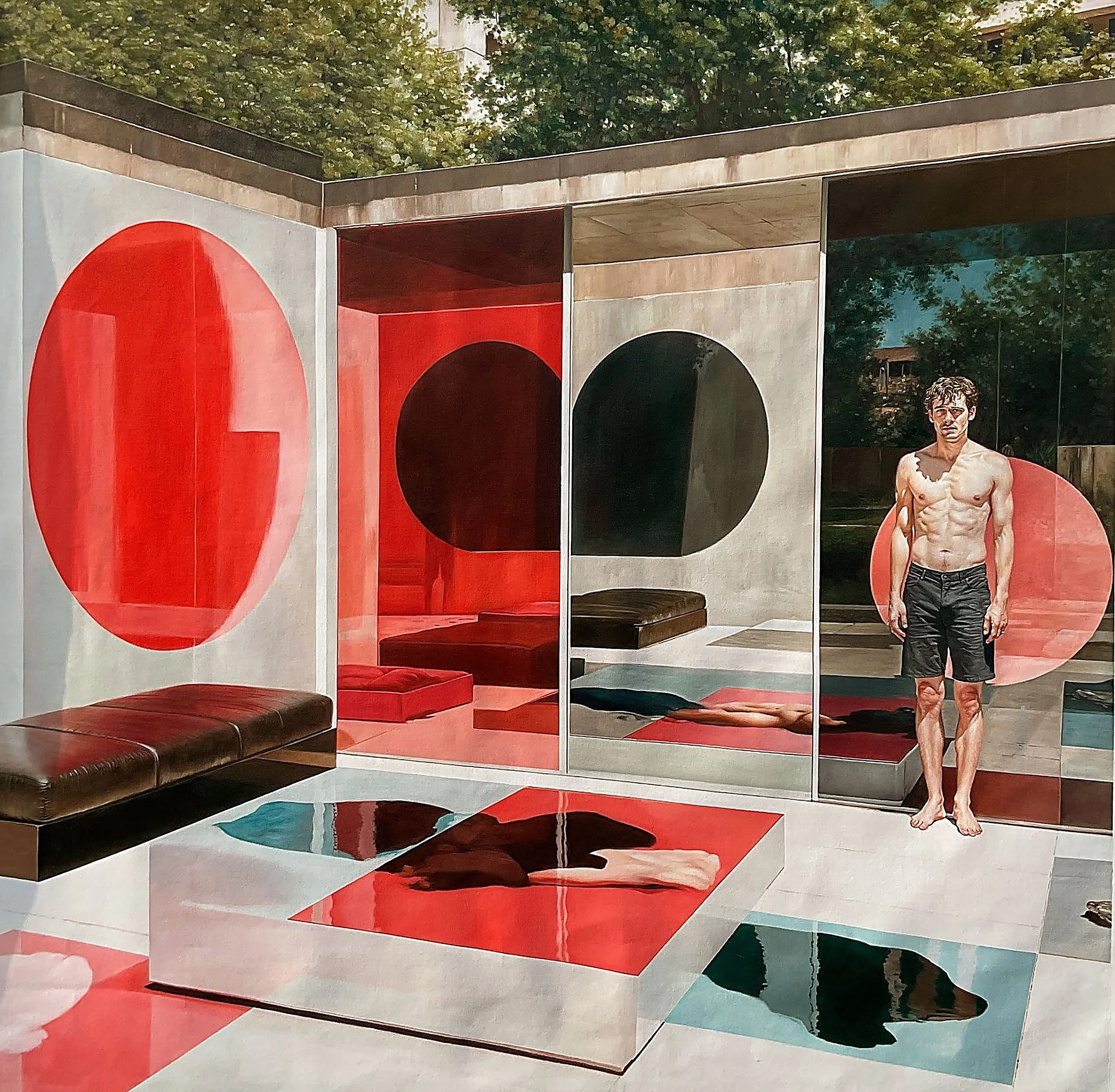Sebastian
Oil on Canvas
60 x 60 in. (150 x 150 cm)
2025
