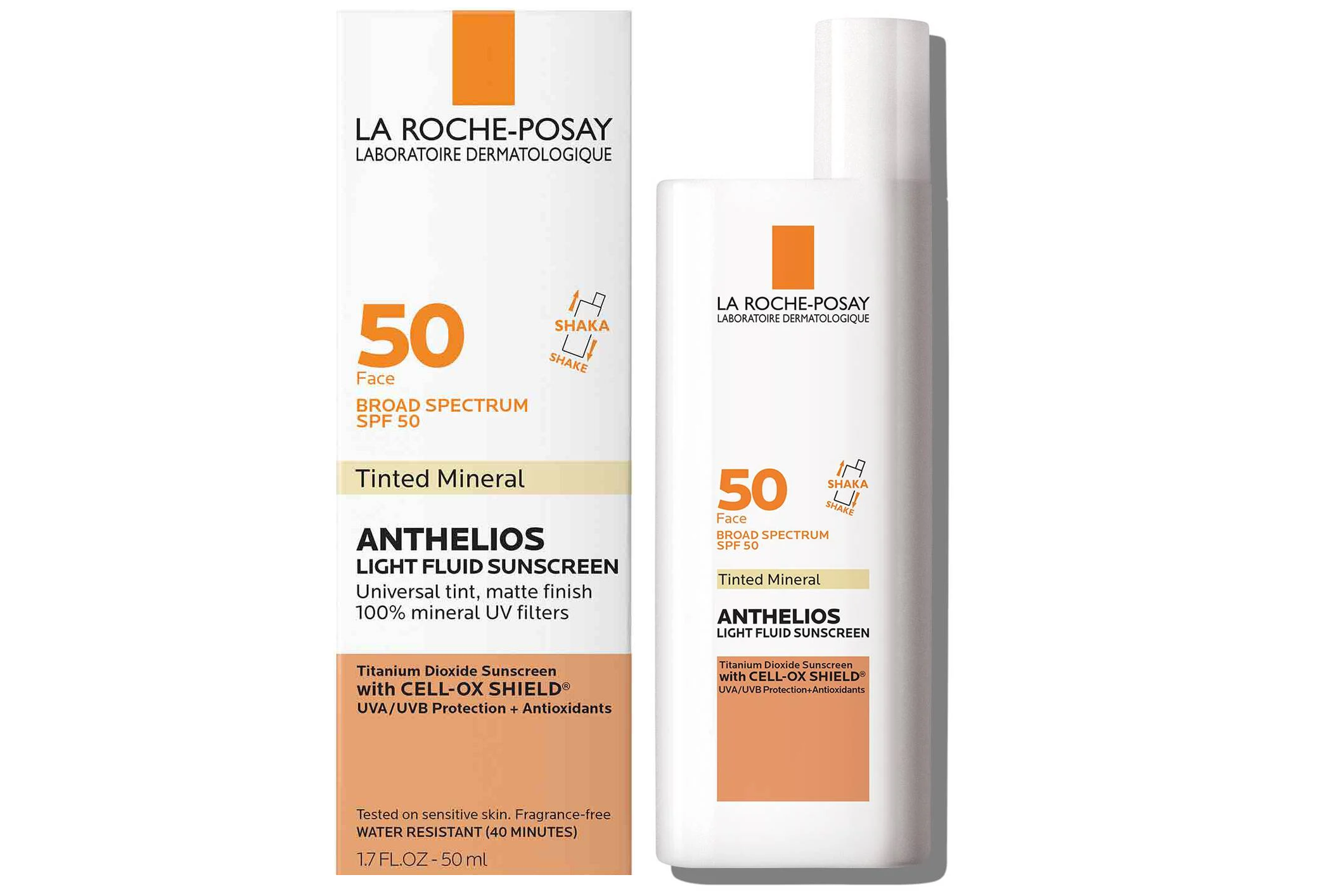 La Roche-Posay Anthelios Light Fluid Sunscreen SPF 50 Tinted Mineral
