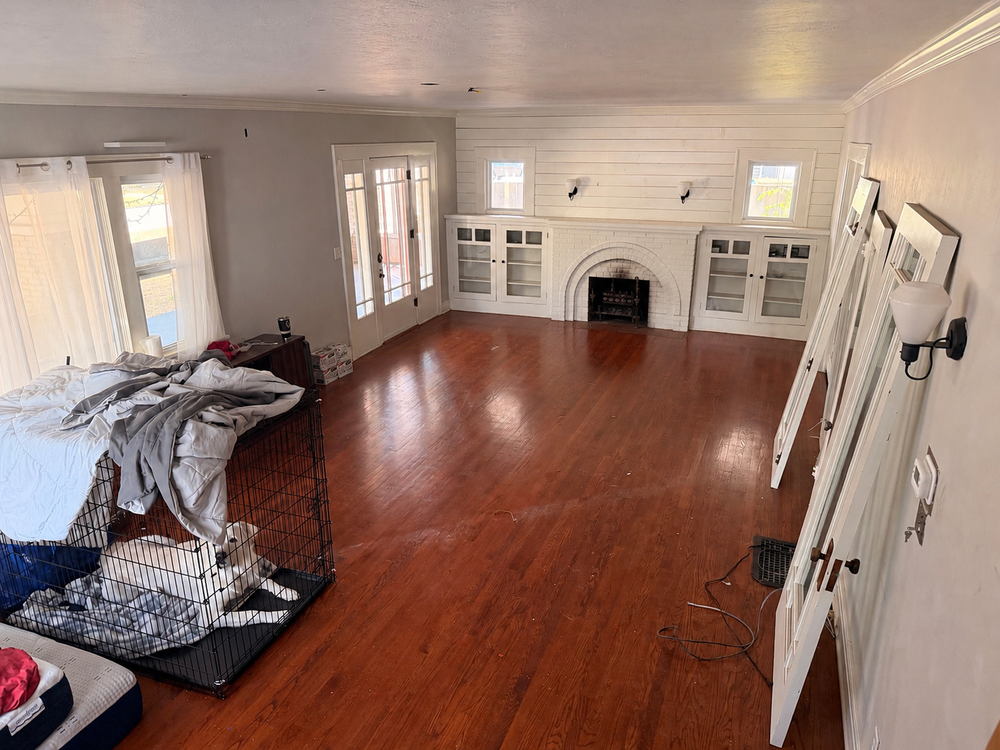 Same room after cleanout