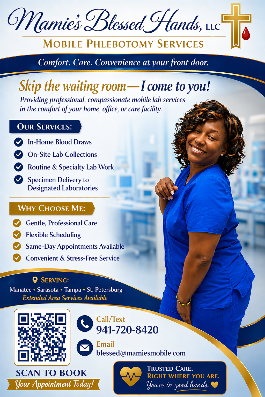 Mamie Blessed Hands Mobile Phlebotomist