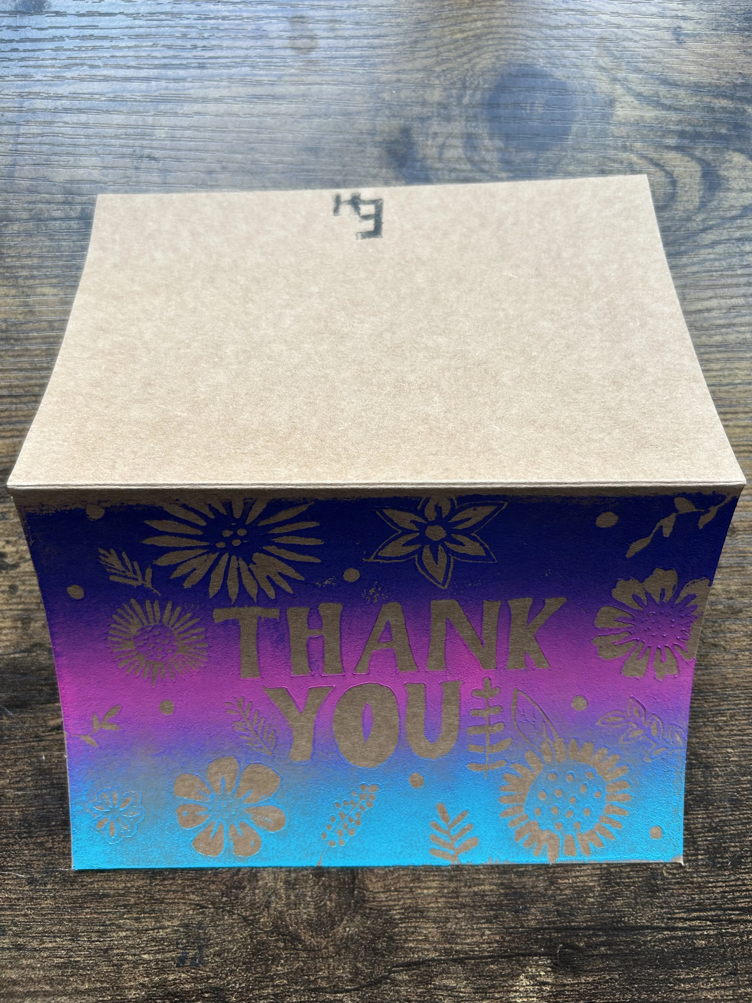 Botanical Thanks Greeting Card