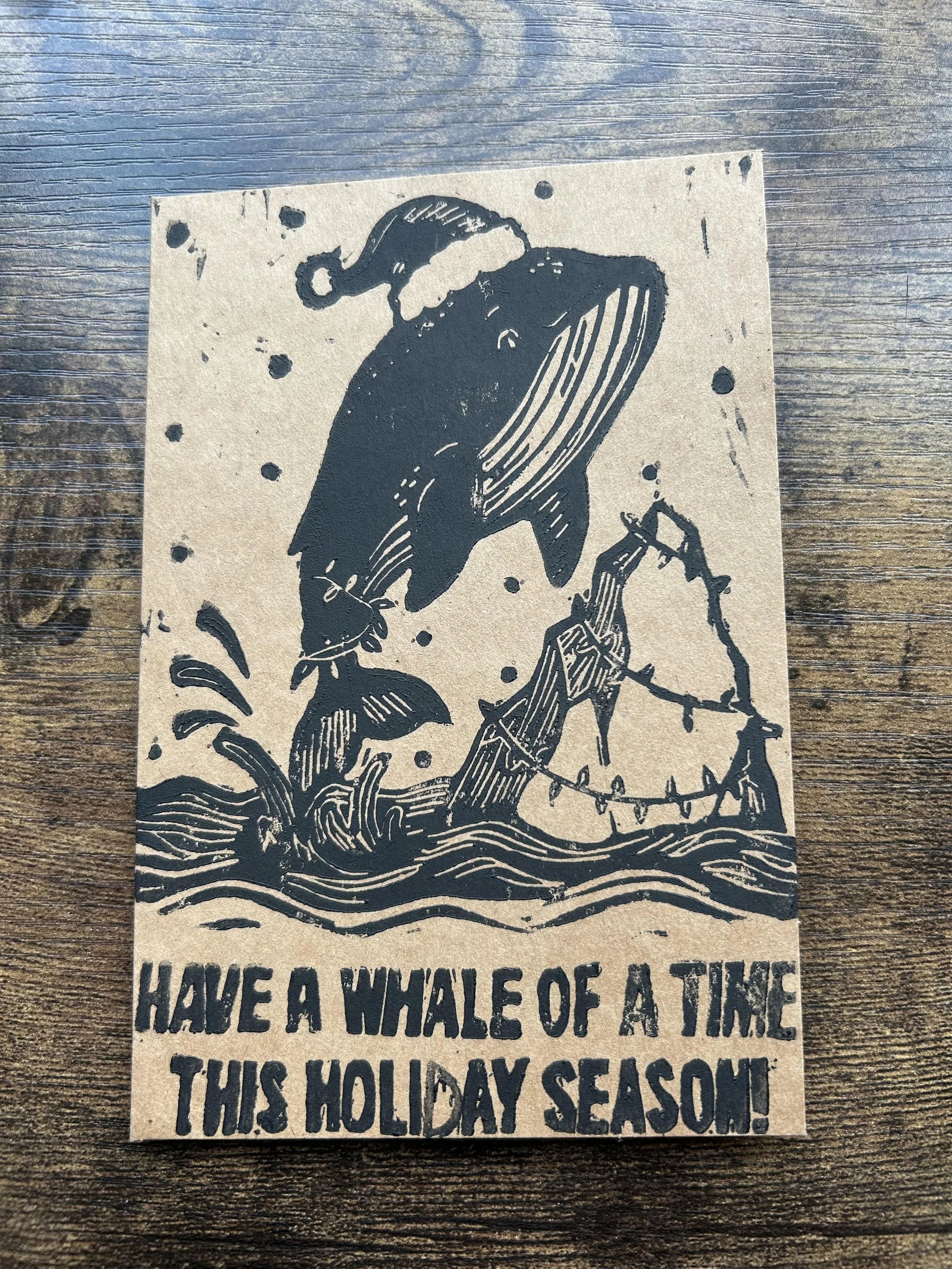 Whale of a Time Greeting Card
