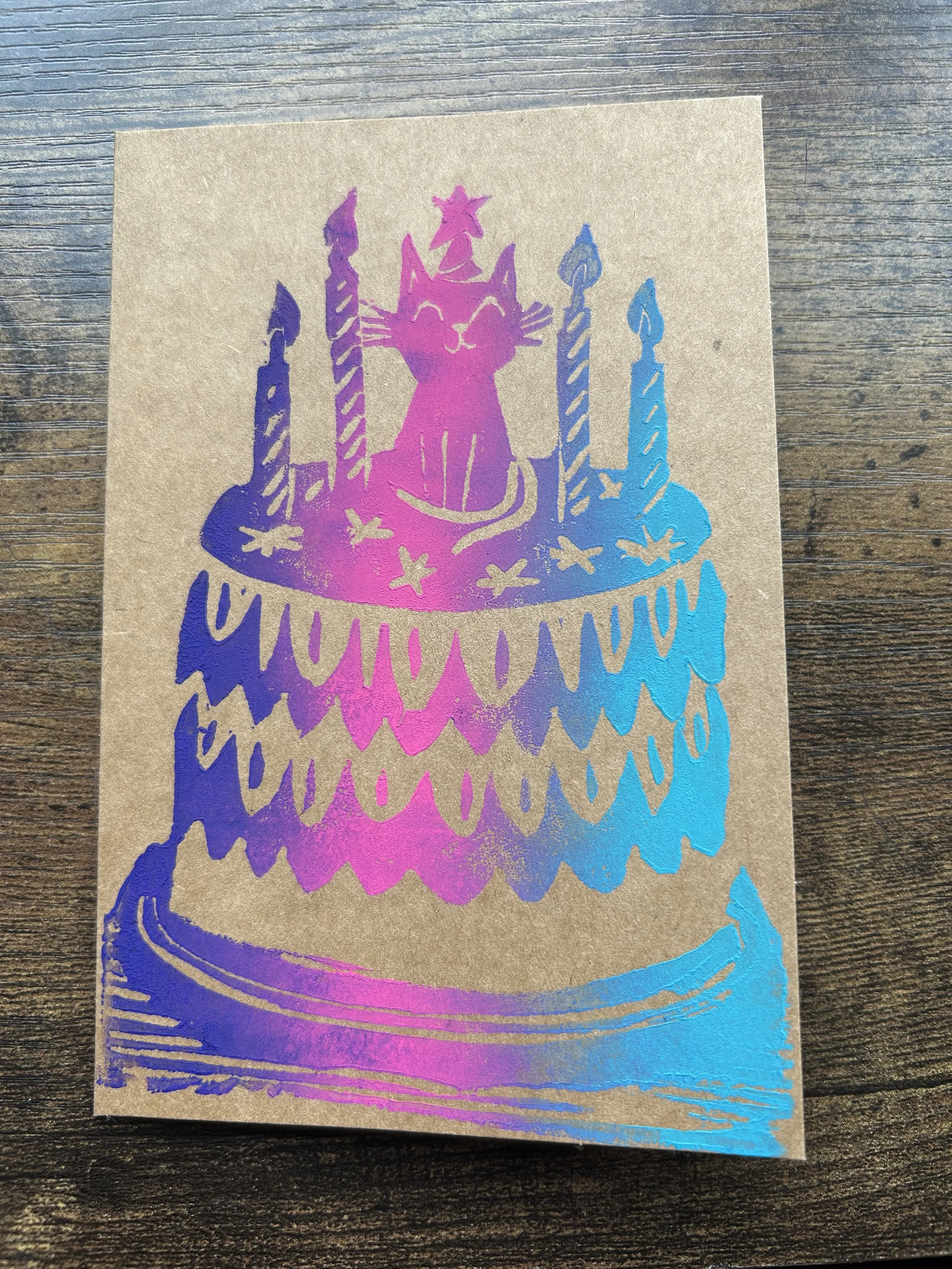 Party Cat Greeting Card