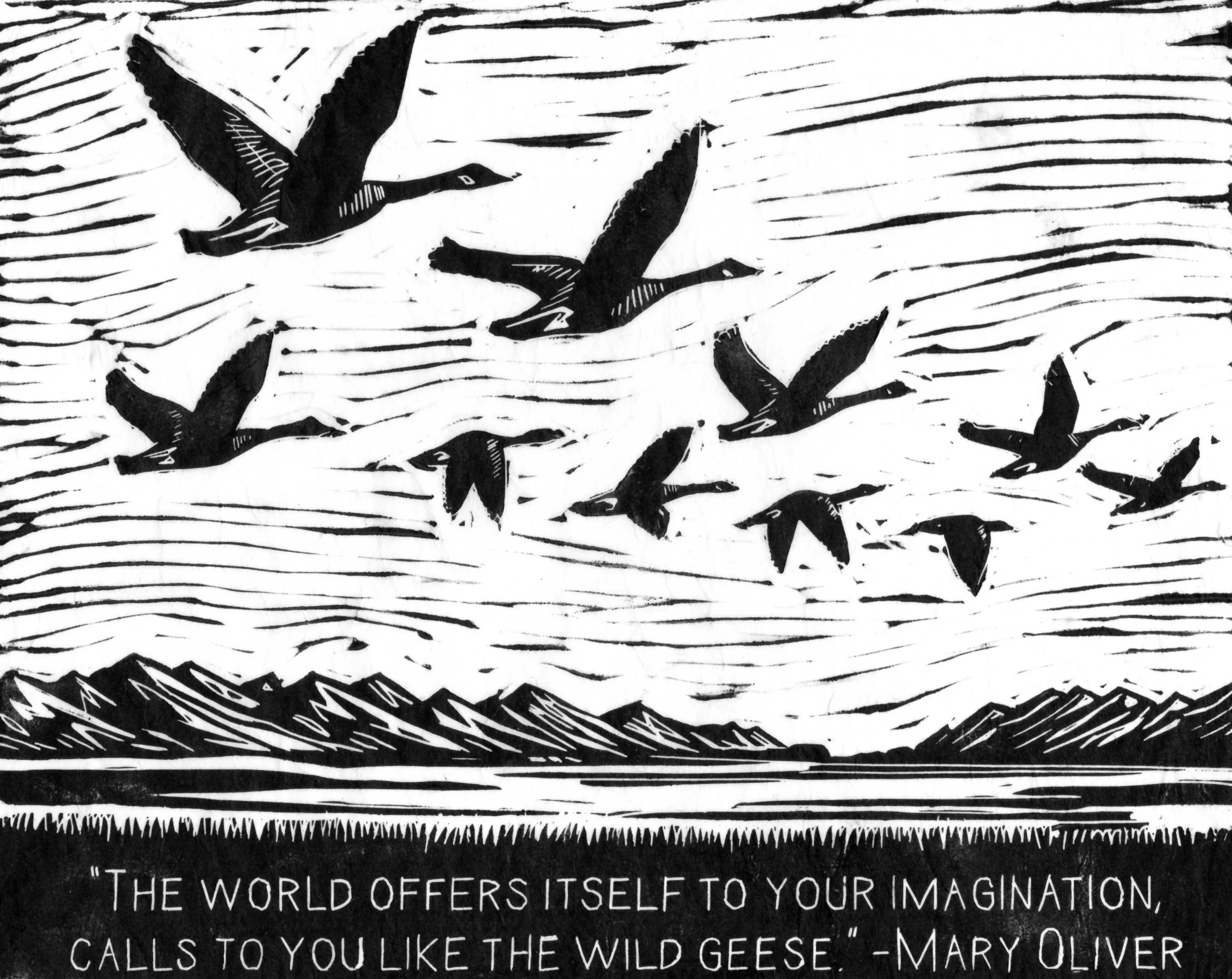 Mary Oliver's Wild Geese