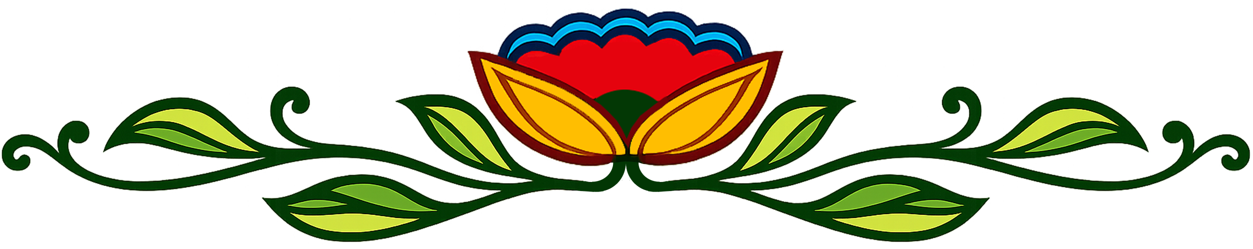 A Native American - specifically Shoshone - design of an opening blossom.