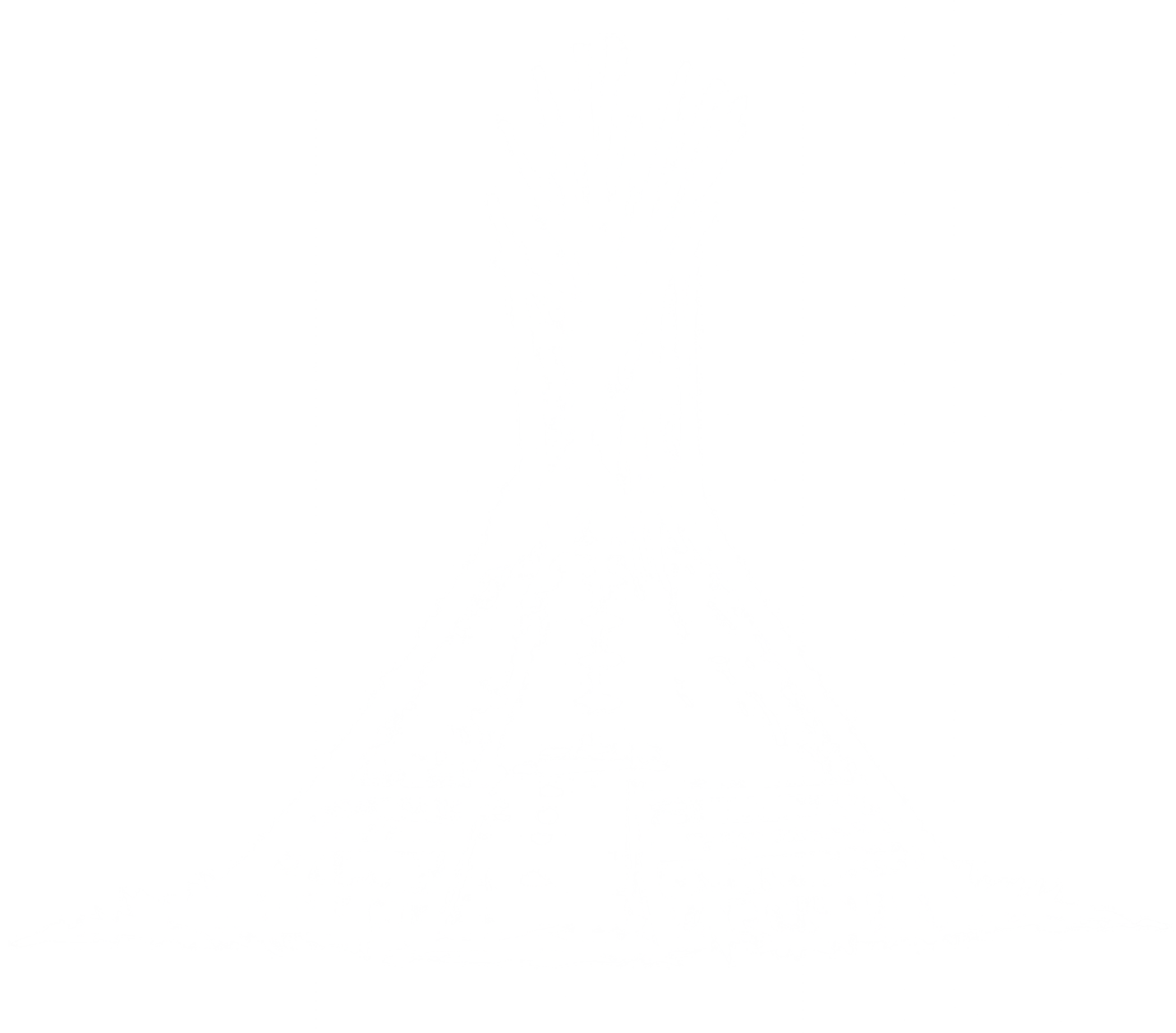 A line drawing of a tipi.