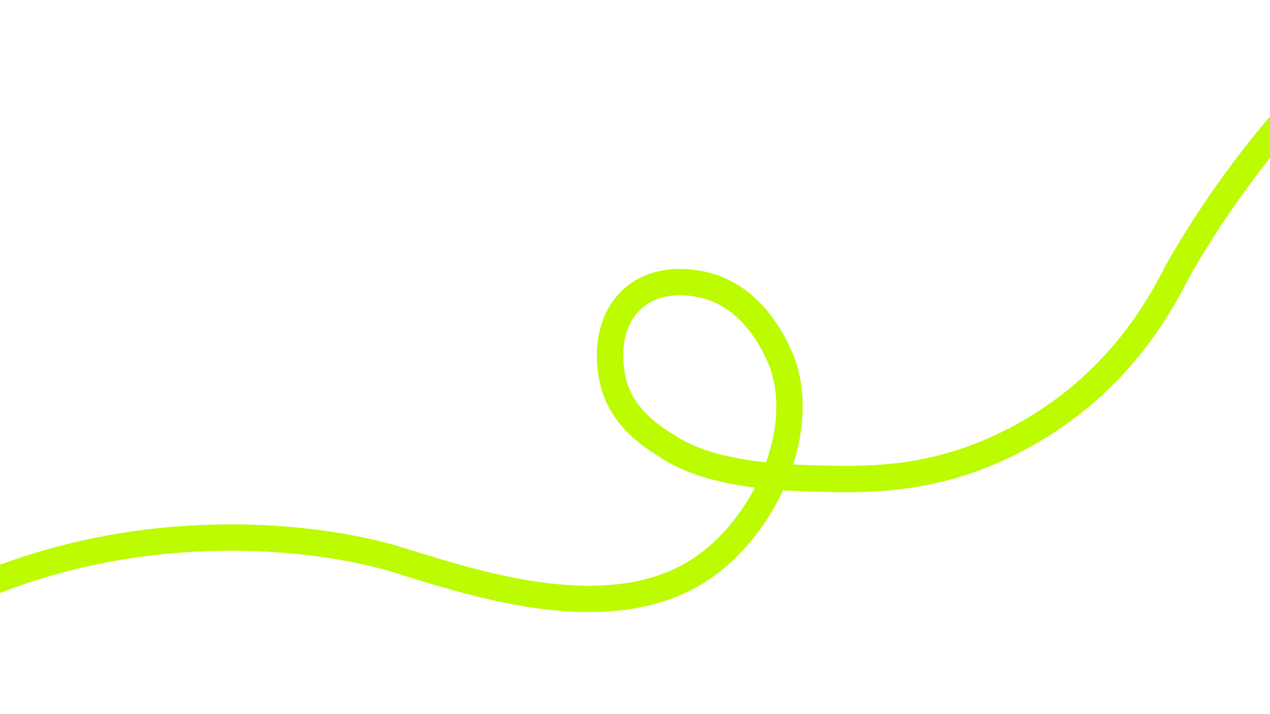 Stylized green vine with a curl
