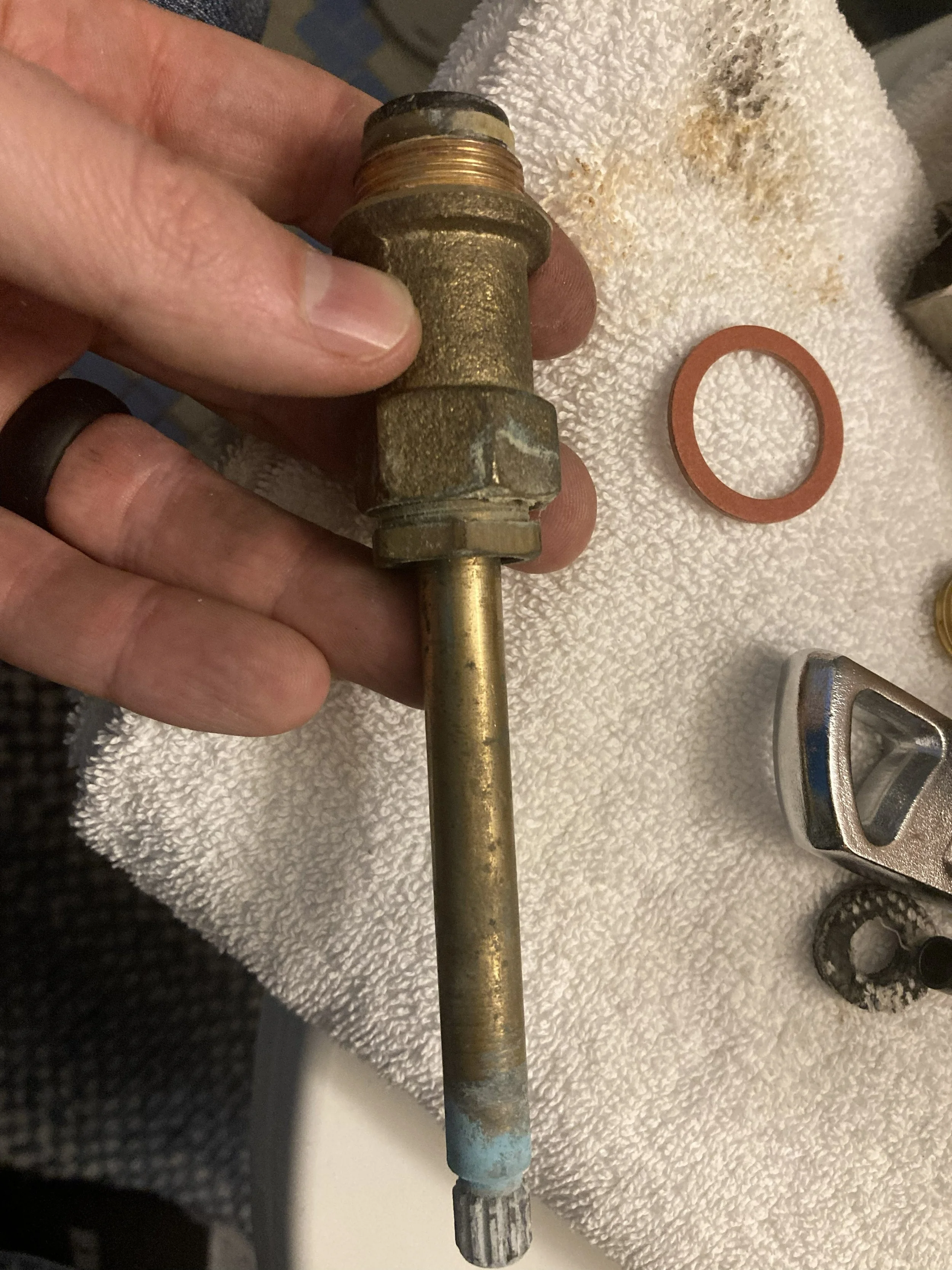 Leaky Faucet Valve Repair
