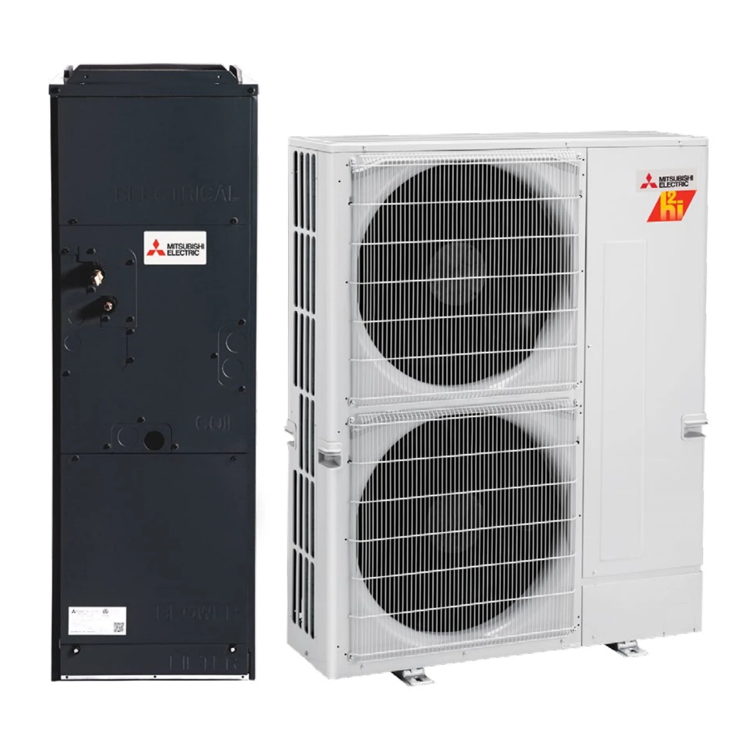 Package Set: Mitsubishi 36K BTU Hyper-Heat Pump AND Multi-Position Air Handler
